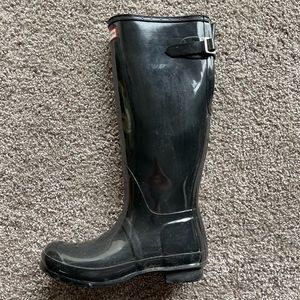 Hunter Wide Calf Boots size 8